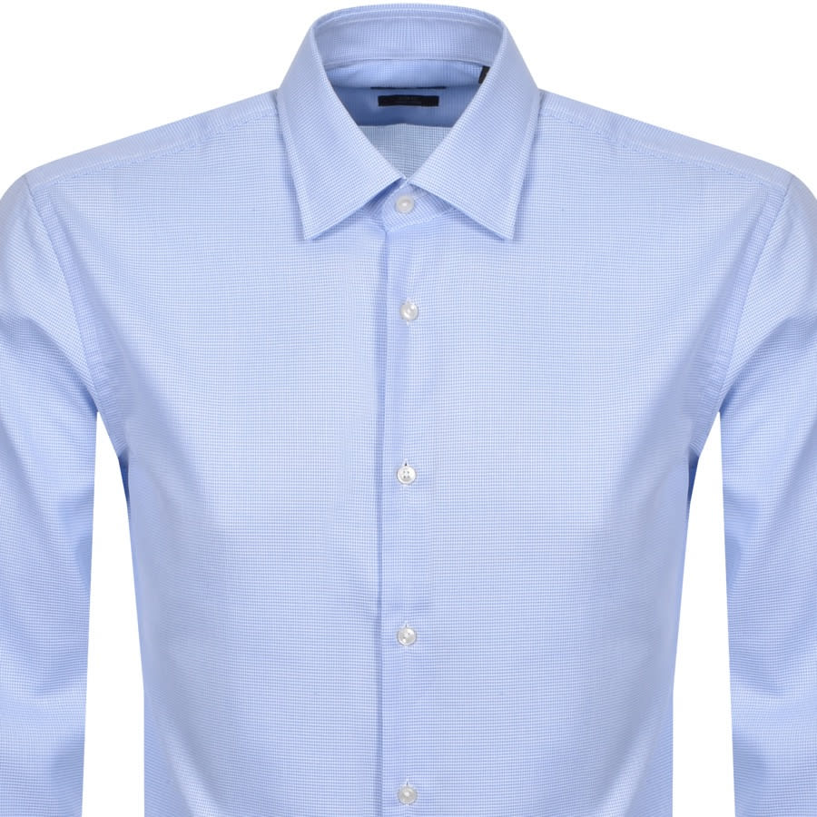 Alternative Image for ProductBOSS Jango Slim Fit Long Sleeve Shirt Blue2
